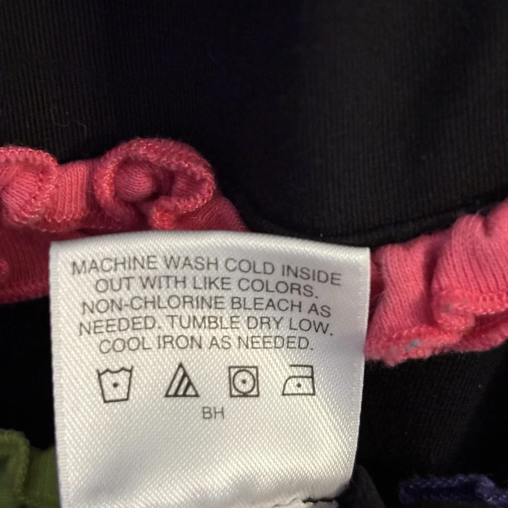 Hanna Andersson Girls Black Rainbow Dress Long Sleeves Size 150 US‎ 12
